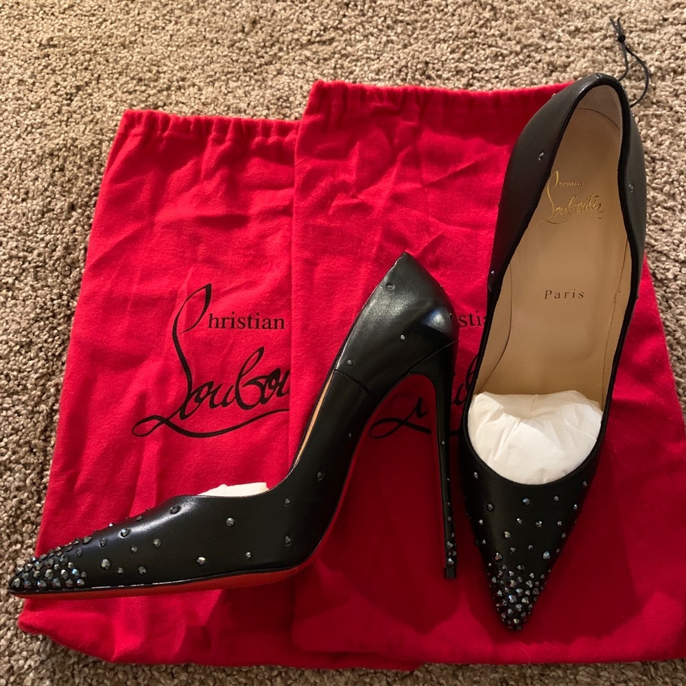Sz 41 Louboutin Degrastrass 120 - Picture 2 of 4